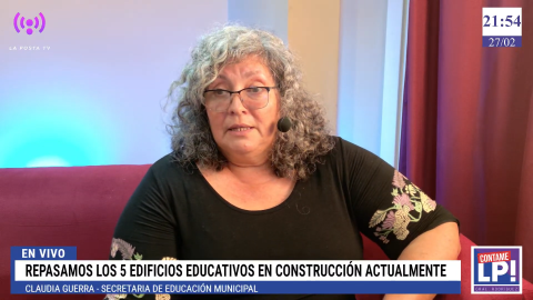 Claudia Guerra aseguró que “no hay chicos afuera de las escuelas” y adelantó avances en obras y nuevos proyectos