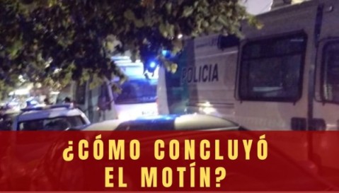 Tras las horas de tensión, ¿Cómo terminó el motín de la Comisaría 1°?