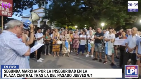 Segunda marcha por seguridad en Gral. Rodríguez: los vecinos insistieron en reunirse con Mauro García