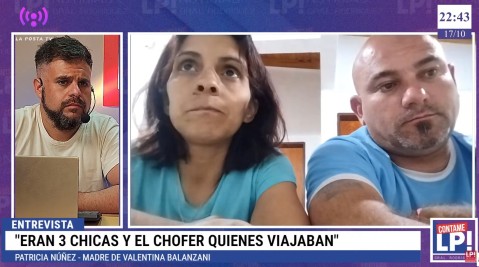 Los padres de Valentina: "El río Negro es muy traicionero, pero todavía esperamos el milagro"