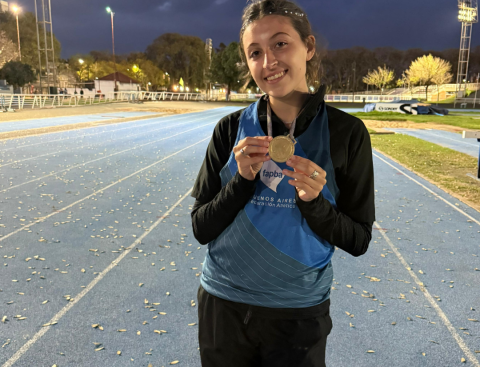 Malena Bustamante, presente y futuro de una atleta rodriguense campeona nacional que va por más