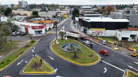 Ruta 8: Achával recorrió el avance de obra en Pilar