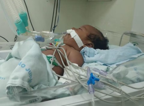 Se agravó la salud de Yadiel, el bebé rodriguense internado en el Hospital Posadas: el pedido desesperado de su madre