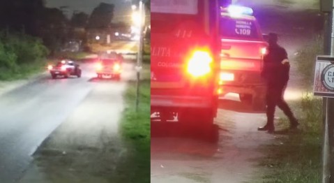 Agentes pararon un colectivo por Ruta 7 para capturar a un par de delincuentes