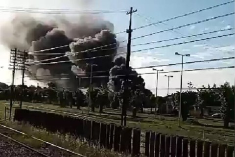 Video: un incendio y múltiples especulaciones sobre el futuro del Tren Sarmiento