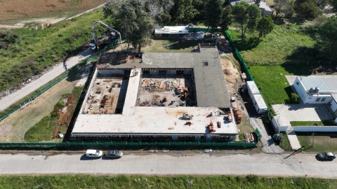 Avanza la construcción de otro edificio propio para una escuela Secundaria rodriguense: de cuál se trata
