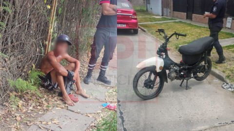 Persecuci&oacute;n y tensi&oacute;n en el centro: agentes de Tr&aacute;nsito capturaron a un presunto motochorro menor de edad