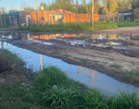 Video: vecinos hace 15 días viven entre aguas residuales y falta de veredas en un sector del barrio San Martín