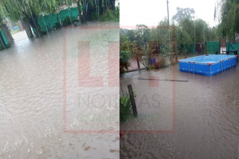 Temporal en Gral. Rodríguez: cayó mucha agua en poco tiempo y varios barrios se vieron afectados