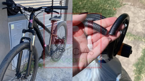 Video: así un hombre se robó una bicicleta a plena luz del día en el centro