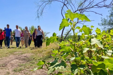 Autoridades del Comirec recorrieron la obra de la Reserva Nacional de General Rodríguez