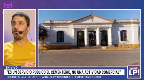 Federico Aliaga renovó sus críticas al acuerdo Kubar-García por la gestión privada del Cementerio