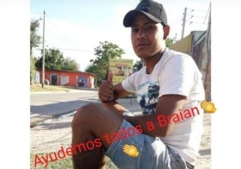 Realizarán una choripaneada para recaudar fondos para la operación de Braian Alderette