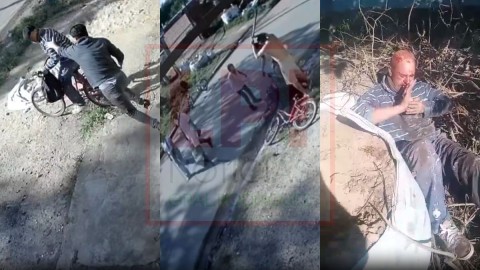 Video: vecinos lincharon a un ladrón armado que intentó robar a un comerciante y lo entregaron a la Policía