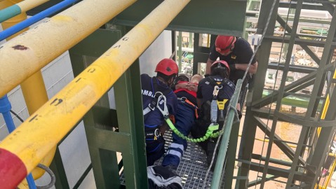 Los Bomberos rodriguenses llevaron adelante otro simulacro de emergencia: dónde fue esta vez