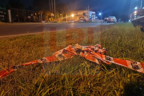 Fuerte accidente entre moto y camioneta en Ruta 7: dos jóvenes resultaron lesionados