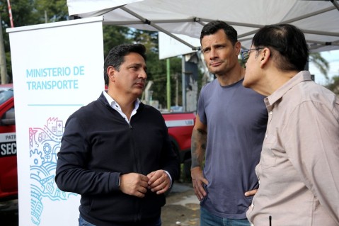 Sin previo aviso, el ministro de Transporte bonaerense visitó Gral Rodríguez para una actividad institucional