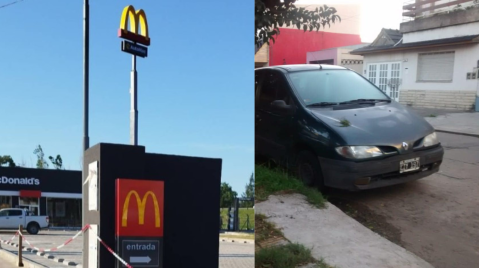 Una docente fue asaltada cuando estaba dentro de su auto en el estacionamiento del McDonald's de Gral Rodríguez