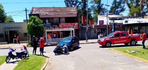 Domingo de elecciones accidentado: una mujer fue hospitalizada tras un choque en Ruta 7