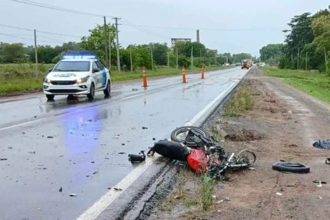 Camión de una empresa rodriguense protagonista de un choque fatal en la Ruta 3