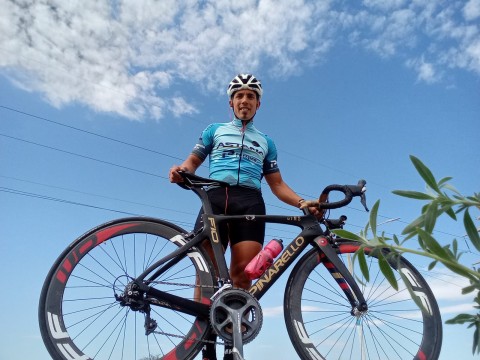 Ciclista rodriguense se prepara para el Campeonato Argentino de Pista en San Juan