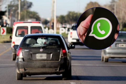 Conductores podr&aacute;n ser denunciados por WhatsApp: lanzan un nuevo sistema para reportar infracciones viales