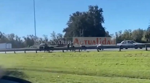 Video: así inició la persecución policial del domingo en Acceso Oeste con posterior tiroteo y captura