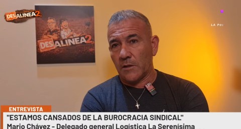 A d&iacute;as del 1&ordm; de mayo, Ch&aacute;vez acusa de &ldquo;ninguneo&rdquo; de la conducci&oacute;n de Atilra a los trabajadores de Log&iacute;stica de La Seren&iacute;sima