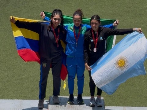 Malena Bustamante obtuvo una medalla en el Campeonato Sudamericano Lima 2025