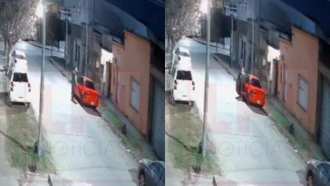 Video: dejó el auto estacionado en la puerta de su casa y así se lo robaron