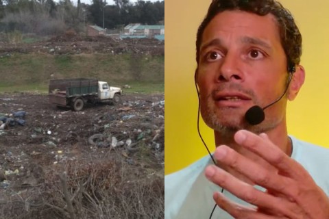 Mauro García manifestó su "preocupación por la basura" y anticipó que trabajarán con una empresa china