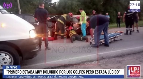 “Negro, se me vino de frente”: el testimonio del chofer de La Perlita que llegó primero al accidente de Ruta 7