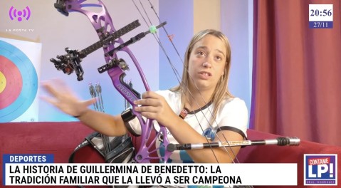 La historia de superación de Guillermina de Benedetto, flamante campeona nacional de Tiro con Arco