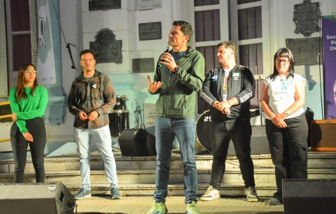 Con participación de Mauro García, se llevó a cabo la vigilia por el Día de la Memoria en Gral. Rodríguez