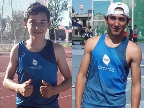 Cómo les fue a los hermanos Evis en su primer Nacional de Atletismo U18