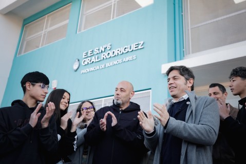 C&oacute;mo son las nuevas escuelas secundarias N&ordm; 6 y N&ordm; 14 inauguradas por Kicillof en General Rodr&iacute;guez