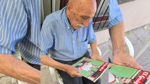 El amor de "Tito" por River, la historia de un rodriguense de 87 años y una pasión que alivia un profundo dolor