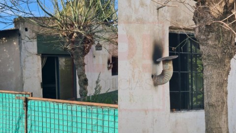 Susto y angustia tras el incendio de una vivienda de una jubilada en el casco urbano