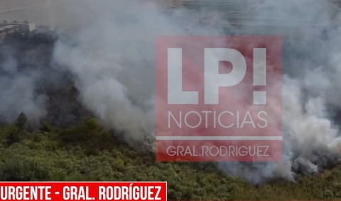 Grave incendio forestal desde el Corralón Municipal hasta las casas del plan de viviendas