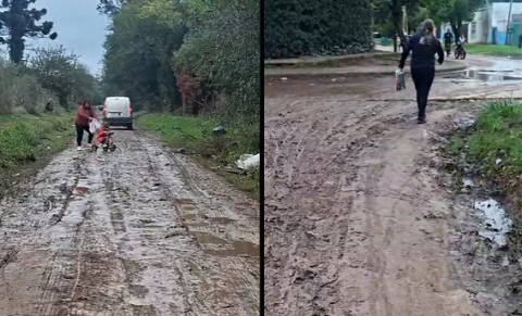 La calle que "compite" con Trueba: a pocas cuadras de distancia, los mismos problemas