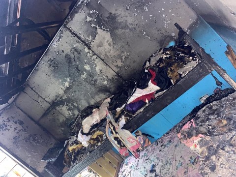Se incendió una casa en el barrio Villa San Martín: “Perdí absolutamente todo”