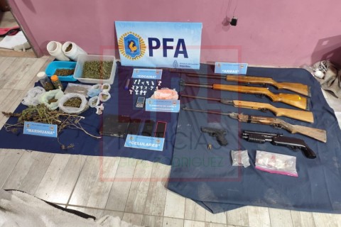 Importantes allanamientos por narcotráfico y armas en La Fraternidad: hay dos detenidos
