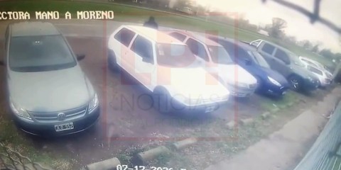Video: as&iacute; robaron un auto mientras su due&ntilde;o trabajaba en una reconocida empresa de Gral. Rodr&iacute;guez