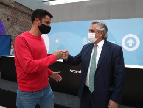 Mauro García estuvo con Alberto Fernández por obras en el sistema sanitario para contener la segunda ola de coronavirus