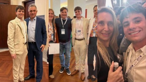 Concejales electos de LLA, en Mar del Plata con Karina Milei y Sebastián Pareja