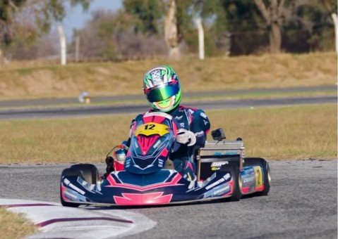 Mart&iacute;n &ldquo;Rayito&rdquo; Saa: una remontada de autoridad en el inicio del Argentino de Karting