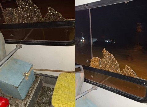 Peligro en la Ruta 7: más casos de ataques a colectivos y autos particulares