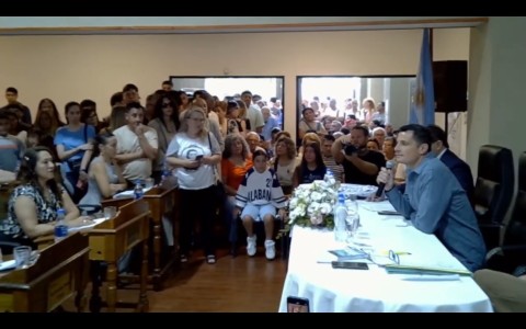 Mauro García pidió “solidaridad” al HCD, un 2026 para "enfocarse en los temas locales" y luego mandó a aumentar tasas