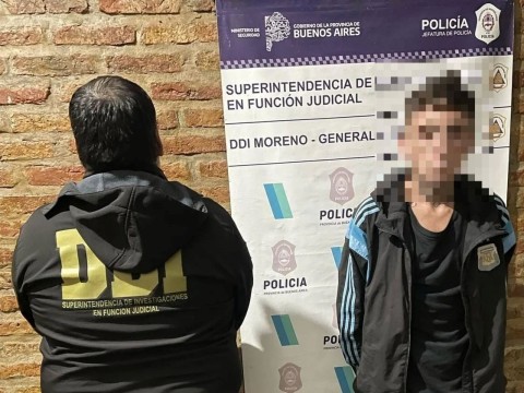 Detuvieron a un delincuente acusado de ser uno de los autores de una entradera en Villa Vengochea