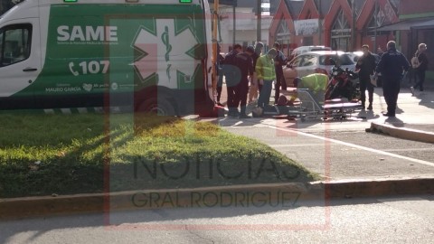 Un motociclista herido y la misma esquina que ayer